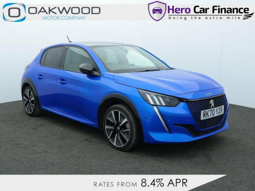 Peugeot 208  50kWh GT Hatchback 5dr Electric Auto (136 ps) Appl