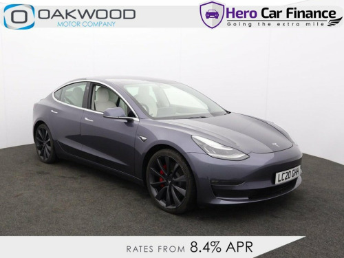 Tesla Model 3  (Dual Motor) Performance Saloon 4dr Electric Auto 