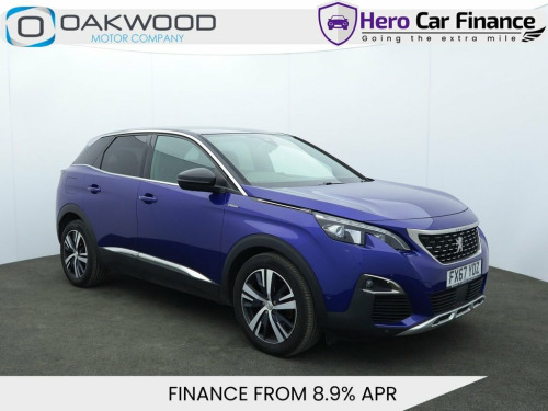 Peugeot 3008 Crossover  1.6 BlueHDi GT Line SUV 5dr Diesel Manual Euro 6 (