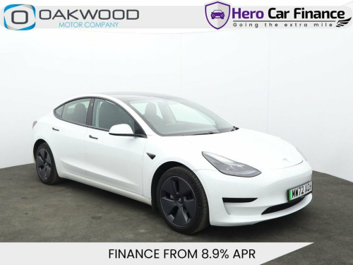 Tesla Model 3  Saloon 4dr Electric Auto RWD (241 bhp)