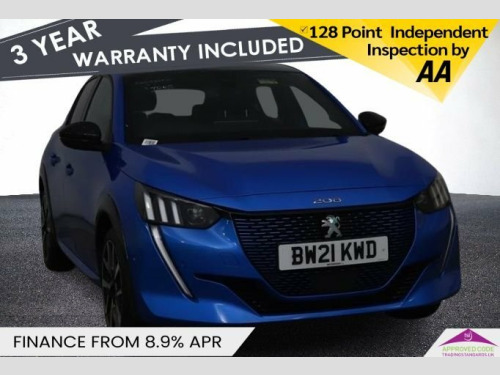 Peugeot 208  50kWh GT Hatchback 5dr Electric Auto (136 ps) Visi