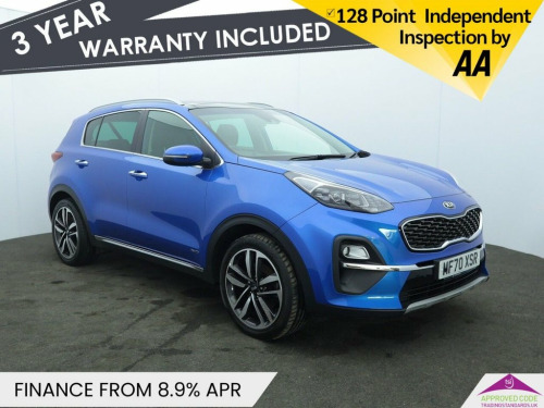 Kia Sportage  1.6 T-GDi 3 SUV 5dr Petrol Manual AWD Euro 6 (s/s) 