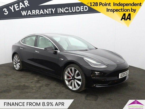 Tesla Model 3  (Dual Motor) Performance Saloon 4dr Electric Auto 