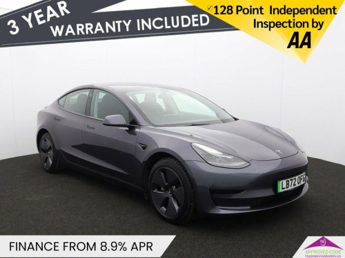 Tesla Model 3  Saloon 4dr Electric Auto RWD (241 bhp) Heated Seat 