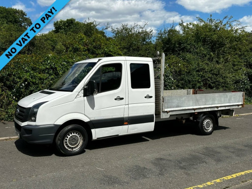 Volkswagen Crafter  2.0 CR35 TDI STARTLINE 109 BHP CREW CAB DROPSIDE T