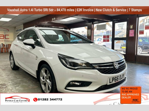 Vauxhall Astra  1.4i Turbo SRi Hatchback 5dr Petrol Manual Euro 6 