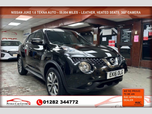 Nissan Juke  1.6 Tekna SUV 5dr Petrol XTRON Euro 6 (117 ps) Lea 