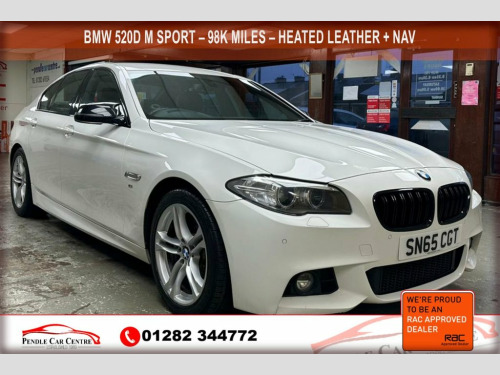 BMW 5 Series  2.0 520d M Sport Saloon 4dr Diesel Auto Euro 6 (s/ 