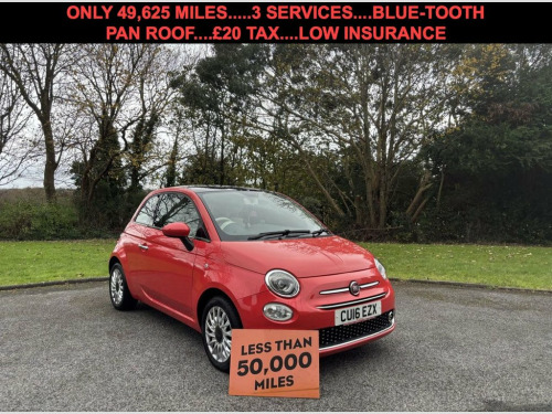 Fiat 500  1.2 Lounge Hatchback 3dr Petrol Manual Euro 6 (s/s