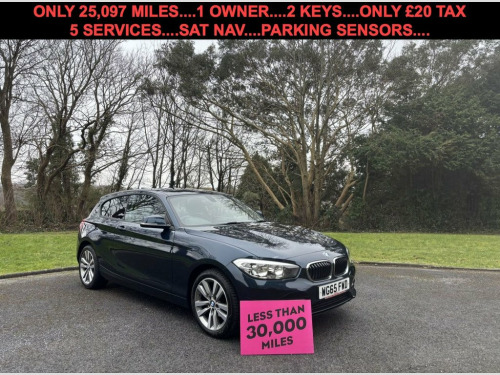 BMW 1 Series  2.0 118d Sport Hatchback 3dr Diesel Manual Euro 6 