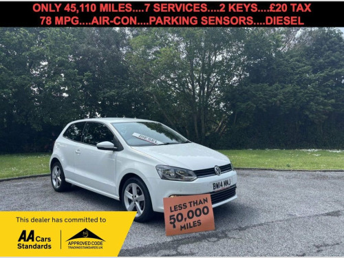 Volkswagen Polo  1.4 TDI BlueMotion Tech SEL Hatchback 3dr Diesel M