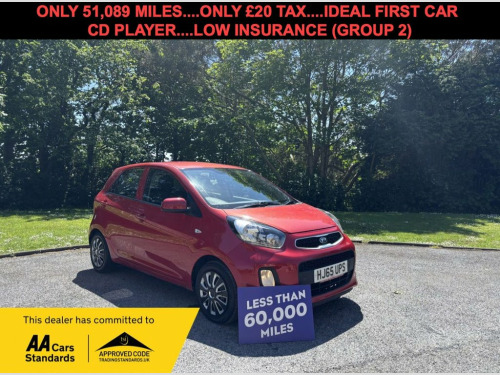 Kia Picanto  1.0 1 Hatchback 5dr Petrol Manual Euro 6 (65 bhp) 