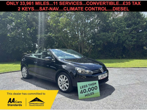 Volkswagen Golf  1.6 TDI BlueMotion Tech S Cabriolet 2dr Diesel Man