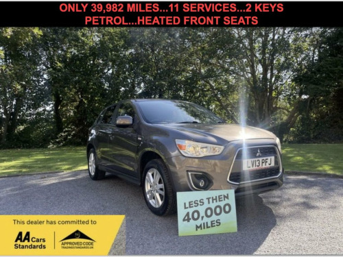 Mitsubishi ASX  1.6 3 SUV 5dr Petrol Manual Euro 5 (117 ps) 39,982
