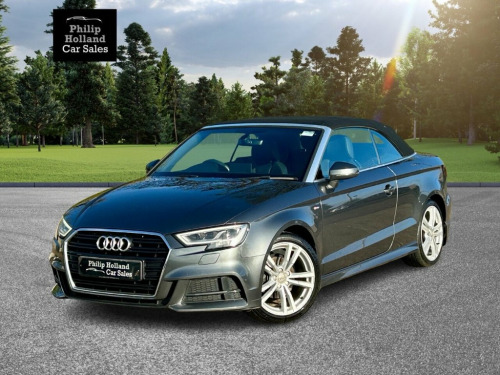 Audi A3 Cabriolet  1.4 TFSI CoD S line Convertible 2dr Petrol S Troni