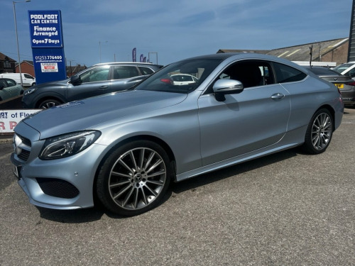 Mercedes-Benz C-Class C200 2.0 C200 AMG Line (Premium) Coupe 2dr Petrol G-Tro