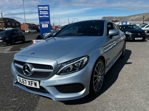 Mercedes-Benz C-Class C200 2.0 C200 AMG Line (Premium) Coupe 2dr Petrol G-Tro