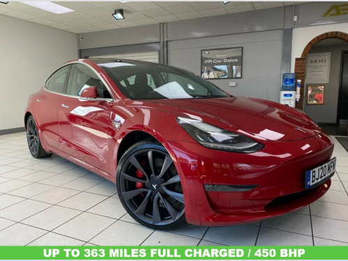 Tesla Model 3  (Dual Motor) Performance Saloon 4dr Electric Auto 