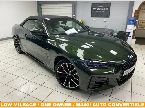 BMW 4 Series M4 3.0 M440i MHT Convertible 2dr Petrol Hybrid Auto x