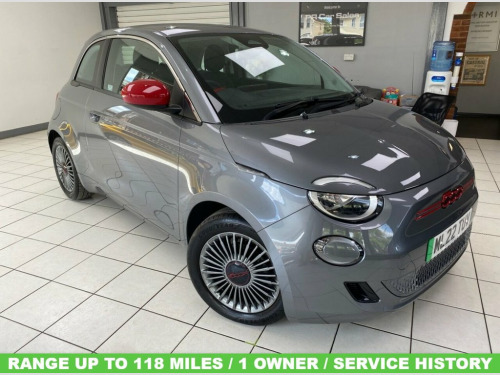 Fiat 500  24kWh RED Hatchback 3dr Electric Auto (95 ps) WIRE