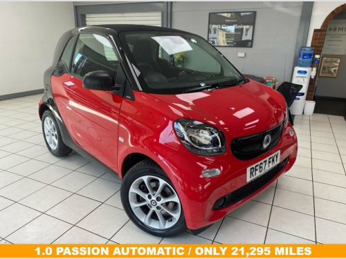 Smart fortwo  1.0 Passion (Premium) Coupe 2dr Petrol Twinamic Eu
