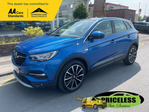 Vauxhall Grandland X  1.2 Turbo Elite Nav SUV 5dr Petrol Manual 6Spd Eur