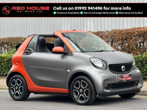 Smart fortwo  1.0 Prime (Premium) Cabriolet 2dr Petrol Twinamic 