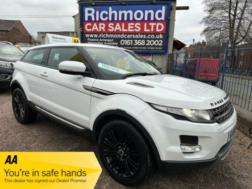 Land Rover Range Rover Evoque  2.2 SD4 Pure Coupe 3dr Diesel Auto 4WD Euro 5 (190