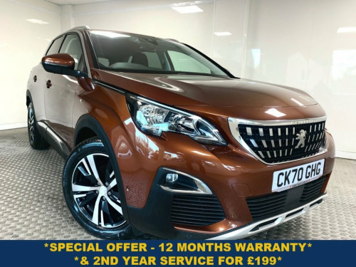 Peugeot 3008 Crossover  1.5 BlueHDi Allure SUV 5dr Diesel Manual Euro 6 (s 