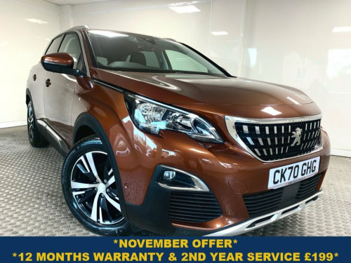 Peugeot 3008 Crossover  1.5 BlueHDi Allure SUV 5dr Diesel Manual Euro 6 (s