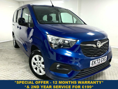 Vauxhall Combo  1.5 Turbo D SE XL MPV 5dr Diesel Manual 6Spd Euro  