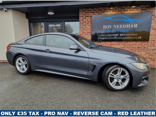 BMW 4 Series  2.0 420D M SPORT 2d 188 BHP ** HEATED RED LEATHER 