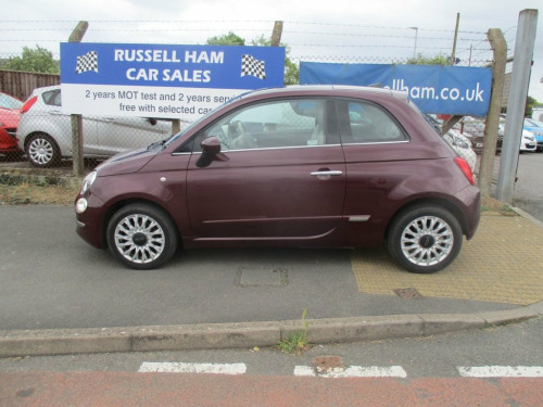 Fiat 500  1.2 LOUNGE 3d 69 BHP 2 Years Mot & Service Inc