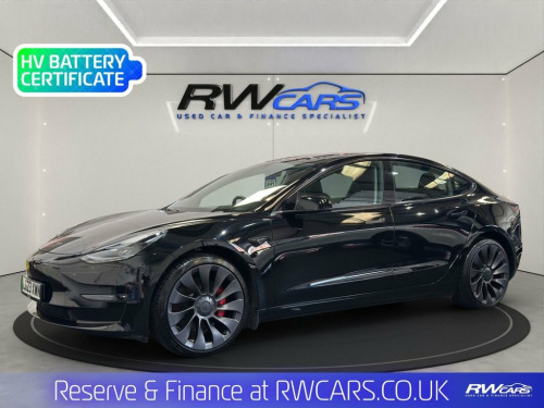 Tesla Model 3  (Dual Motor) Performance Saloon 4dr Electric Auto 