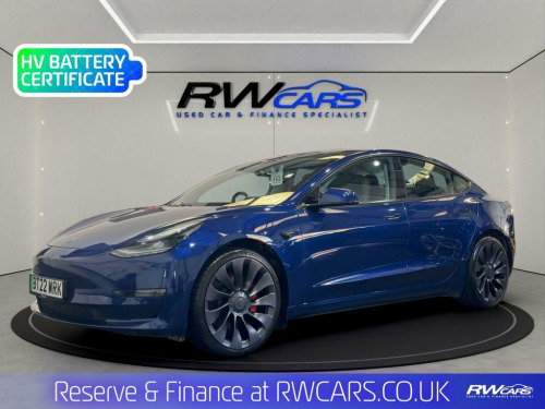Tesla Model 3  (Dual Motor) Performance Saloon 4dr Electric Auto 