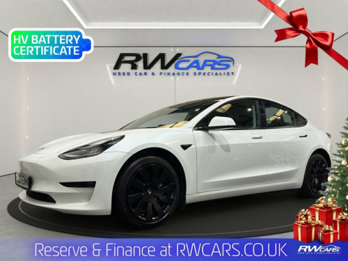 Tesla Model 3  Saloon 4dr Electric Auto RWD (241 bhp)