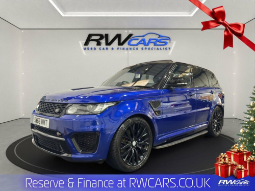 Land Rover Range Rover Sport  5.0 V8 SVR SUV 5dr Petrol Auto 4WD Euro 6 (s/s) (5 