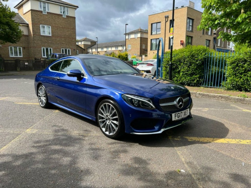 Mercedes-Benz C-Class C200 2.0 C200 AMG Line (Premium) Coupe 2dr Petrol G-Tro 