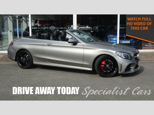 Mercedes-Benz C-Class C200 1.5 C200 MHEV AMG Line (Premium) Cabriolet 2dr Pet