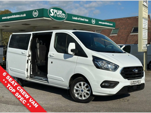 Ford Transit Custom  2.0 320 EcoBlue Limited Crew Van Double Cab 5dr Di
