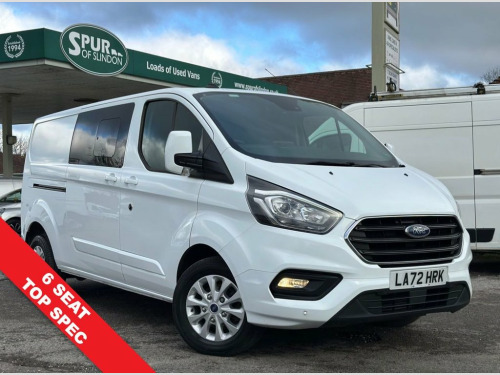 Ford Transit Custom  2.0 320 EcoBlue Limited Crew Van Double Cab 5dr Di 