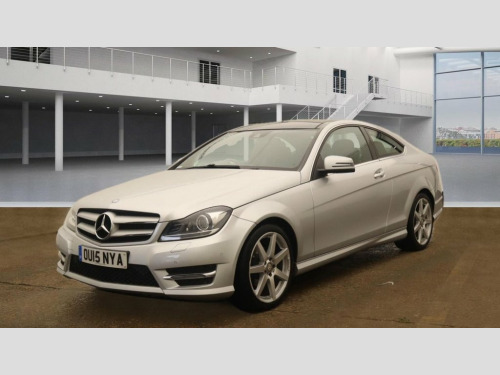 Mercedes-Benz C-Class C180 1.6 C180 AMG Sport Edition Coupe 2dr Petrol G-Tron