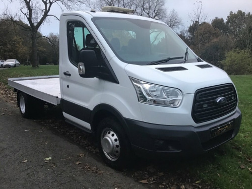 Ford Transit  350 MWB Flatbed Lorry Bluetooth Phone/Media, Rear 