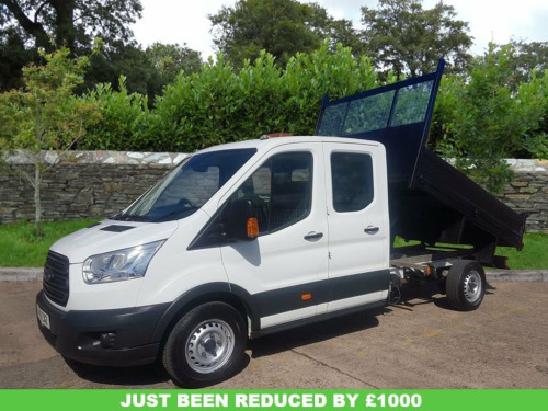 Ford Transit  DROPSIDE TIPPER DOULE CAB / CREW CAB Steel Body - 