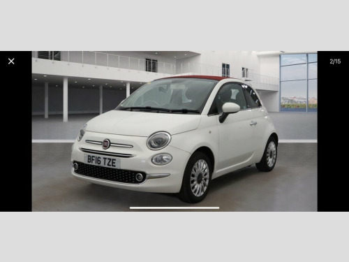 Fiat 500C  1.2 ECO Lounge Convertible 2dr Petrol Manual Euro 