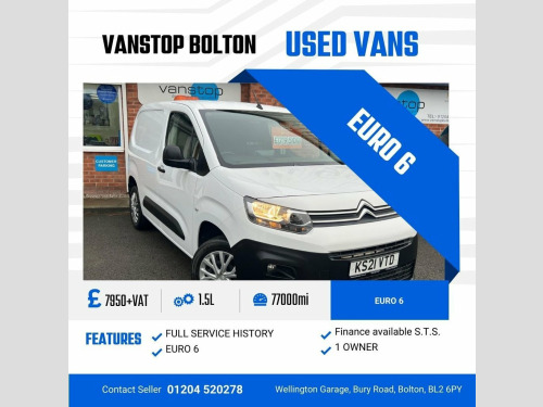 Citroen Berlingo  1.5 BlueHDi 1000 Enterprise M Panel Van 5dr Diesel