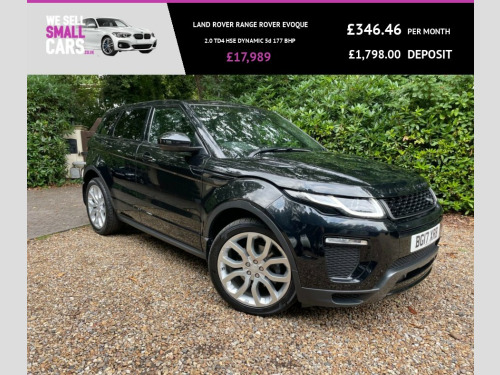 Land Rover Range Rover Evoque  2.0 TD4 HSE DYNAMIC 5d 177 BHP PANROOF MERIDIAN SO
