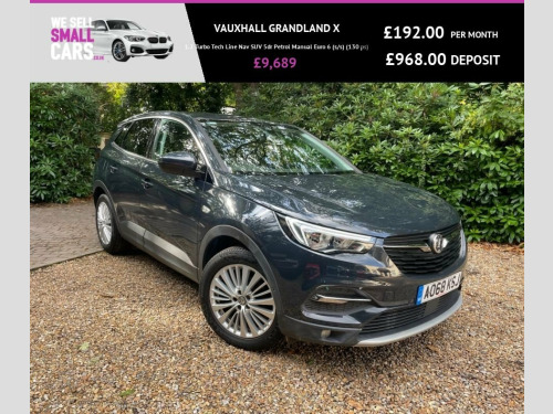 Vauxhall Grandland X  1.2 Turbo Tech Line Nav SUV 5dr Petrol Manual Euro