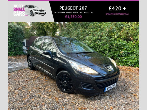 Peugeot 207  1.4 S Hatchback 5dr Petrol Manual Euro 5 (A/C) (75