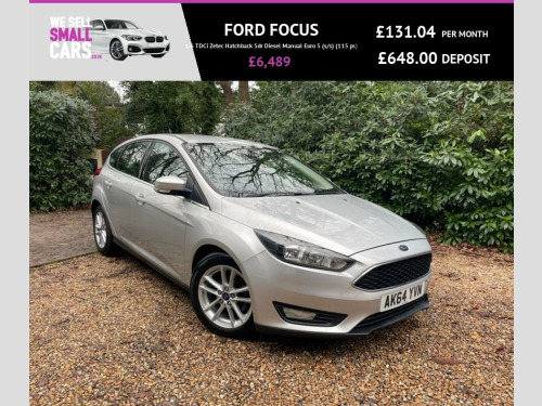 Ford Focus  1.6 TDCi Zetec Hatchback 5dr Diesel Manual Euro 5 